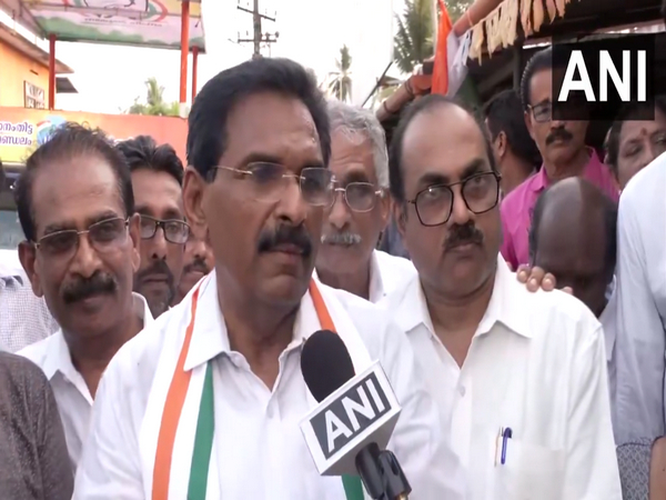 Anto Antony, Congress leader and UDF candidate from Pathanamthitta Lok Sabha constituency. (Photo/ANI)