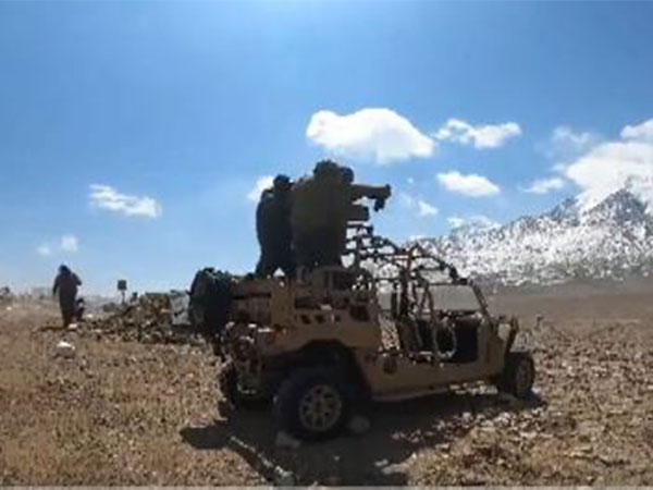 Anti-tank Guided Missile firing being conducted on Thursday. (Photo/ANI)