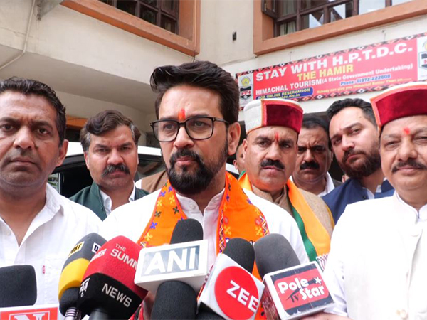 Union Minister and BJP leader Anurag Thakur. (Photo/ANI)