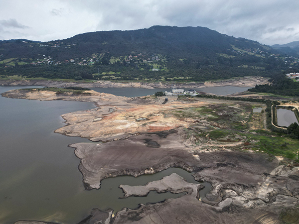 Drought in the San Rafael reservoir in La Calera (Photo/Reuters)