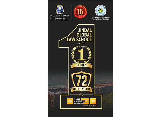 JGLS Ranked India’s No. 1 Law School for 5 years in a Row and 72nd in the World QS World University Rankings by Subject 2024