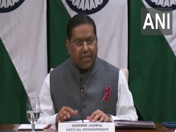 Ministry of External Affairs Spokesperson Randhir Jaiswal (Photo/ANI) 