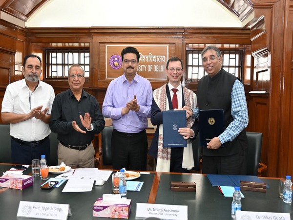 DU signs MoU with Russian University (Photo/ANI)