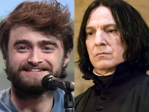 Daniel Radcliffe, Alan Rickman as Severus Snape in 'Harry Potter' (Image source: Instagram)