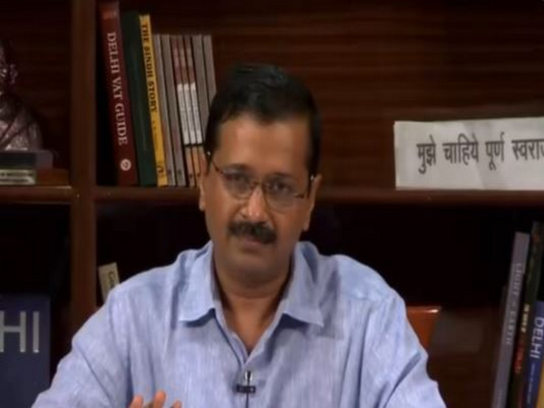 Delhi Chief Minister Arvind Kejriwal in the old video. (Photo/ANI)