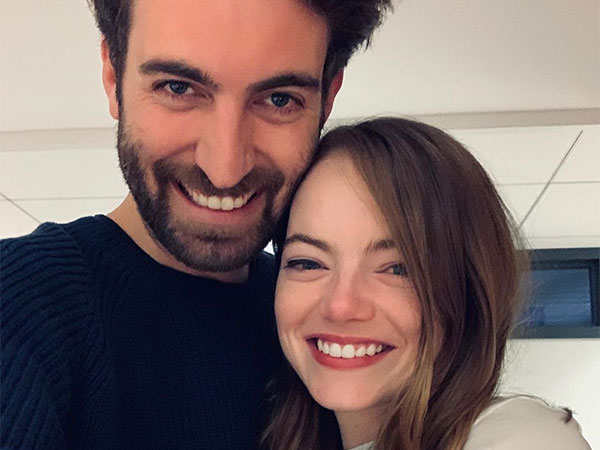 Couple Emma Stone and Dave McCary (Image source: X)