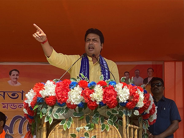 BJP candidate for West Tripura Parliamentary Constituency, Biplab Kumar Deb (Photo/ANI)