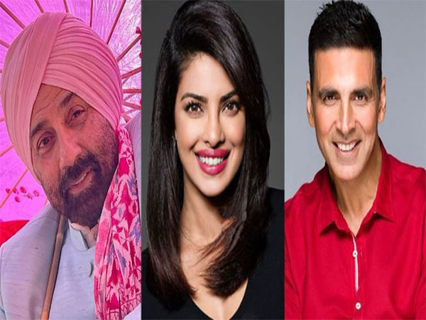 Sunny Deol, Priyanka Chopra and Akshay Kumar Image Source: Instagram)