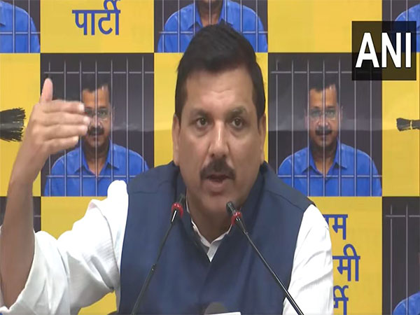 Aam Aadmi Party (AAP) leader Sanjay Singh (Image/ANI)