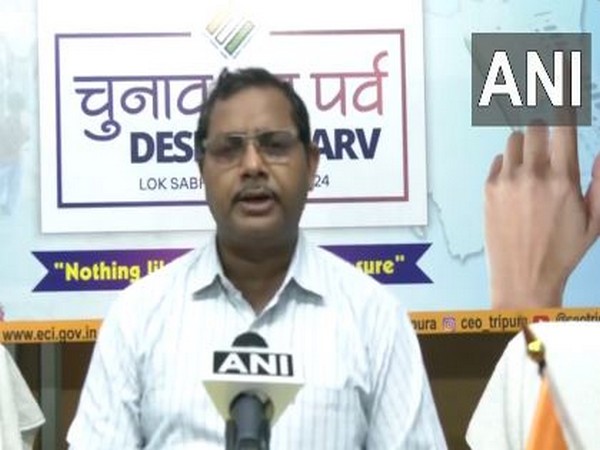 Chief Electoral Officer of Tripura, Puneet Agarwal (Photo/ANI)
