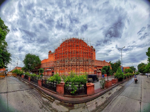 A view of the Hawa Mahal in Jaipur. (Photo/ANI)
