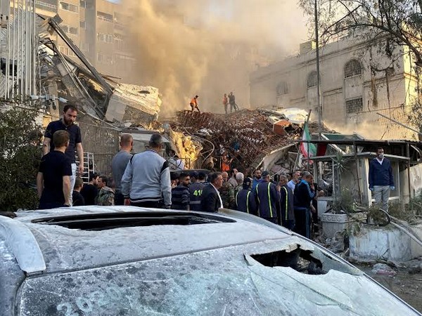 Visuals from Israel's attack on Iranian embassy in Syria (Photo credits: Reuters)
