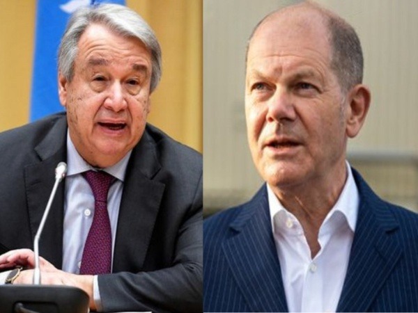 UN Secretary General, Antonio Guterres (Left) and German Chancellor, Olag Scholz (Right) (File Photo)