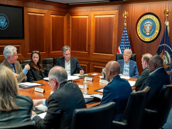 U.S. President Joe Biden meets with national security team, in the situation room at the White House (Photo/Reuters)