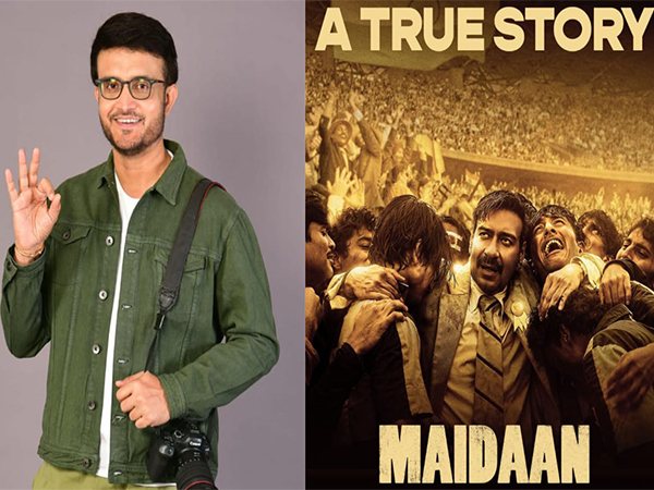 Sourav Ganguly, Maidaan Poster (Image Source: Instagram/souravganguly)