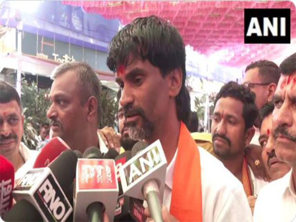 Maratha reservation activist Manoj Jarange Patil (Photo/ANI)