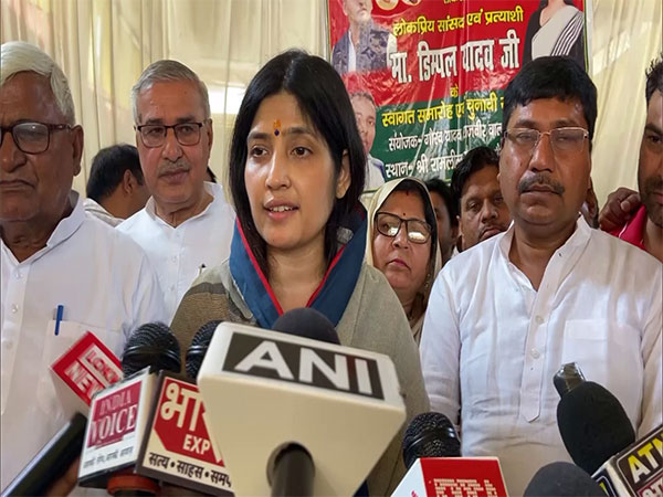 Samajwadi Party leader Dimple Yadav. (Photo/ANI)