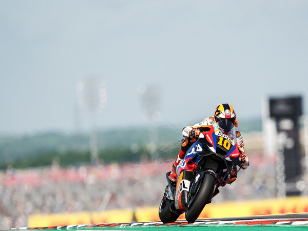 Repsol Honda Team rider Luca Marini at American GP (Image: Honda Team)