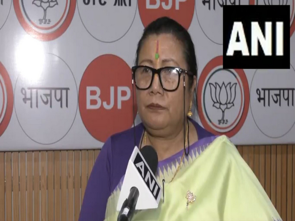 BJP Manipur president Sharda Devi (Image/ANI)