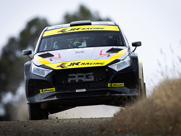 Gaurav Gill in action during Rally of Otago (Image: JK Tyre team)