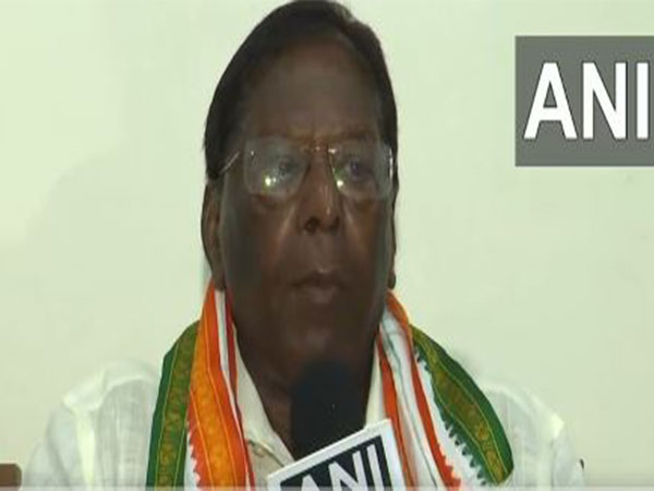 Congress leader V Narayanaswamy. (Photo/ANI)