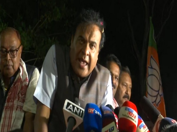 Assam Chief Minister Himanta Biswa Sarma during a rally in Assam's Tezpur (Photo/ANI)