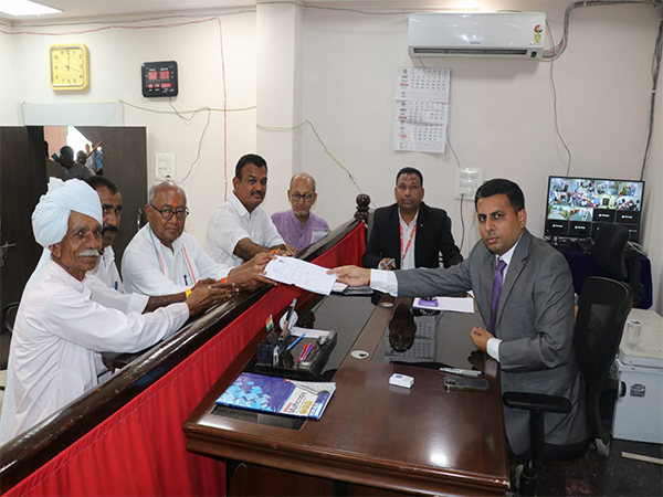 Congress Leader Digvijaya Singh filing nomination (Photo/ Digvijaya Singh Office)