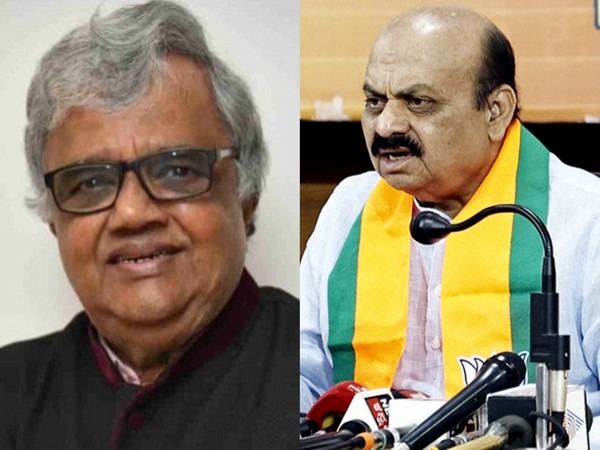 Kannada actor Dwarakish and Karnataka Chief Minister Basavaraj Bommai (Photo/ANI) 