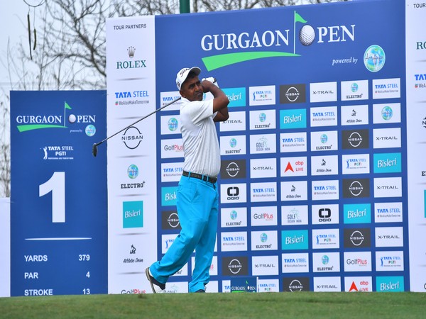 Mani Ram in action during Round-1 of Gurgaon Open 2024 (Image: PGTI)