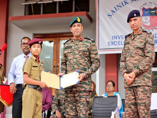 Sainik School Punglwa Investiture Ceremony (Photo/X@prodefkohima)
