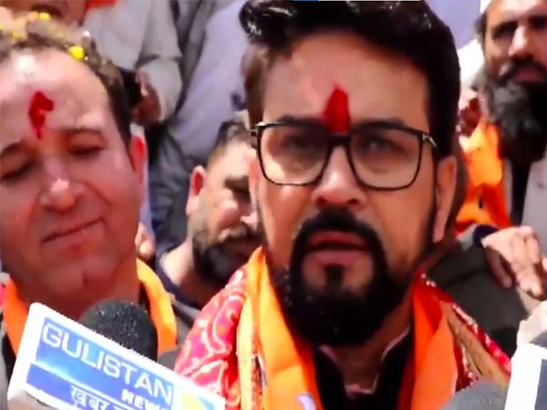 Union Minister Anurag Thakur (Photo/ANI)