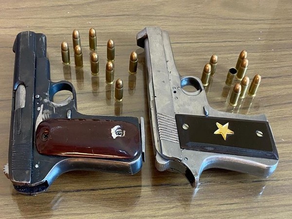 Seized arms by the Punjab Police (Photo/ANI)