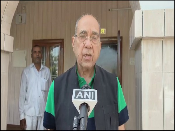 Nripendra Mishra, Shri Ram Mandir Construction Committee Chairperson. (Photo/ANI)