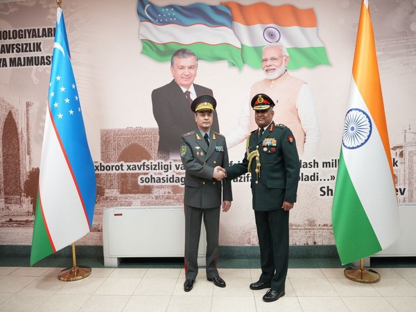 COAS General Manoj Pande inaugurates state-of-the-art IT lab in Uzbekistan (Photo/ANI)