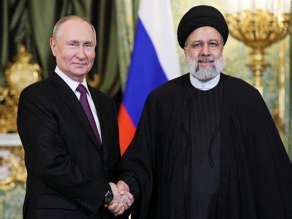 Russian President Vladimir Putin with Iranian President Ebrahim Raisi in Moscow in 2023 (Photo/Reuters)