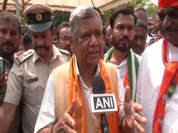 BJP candidate from Belagavi Jagdish Shettar (Photo/ANI)