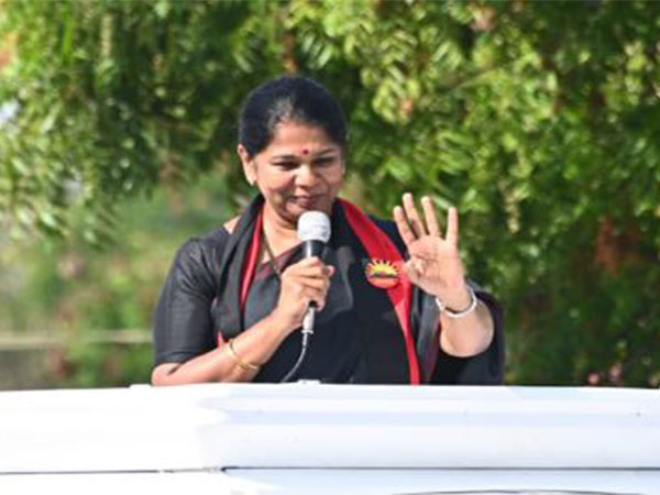 DMK candidate K Kanimozhi. (Photo/Kanimozhi's X)