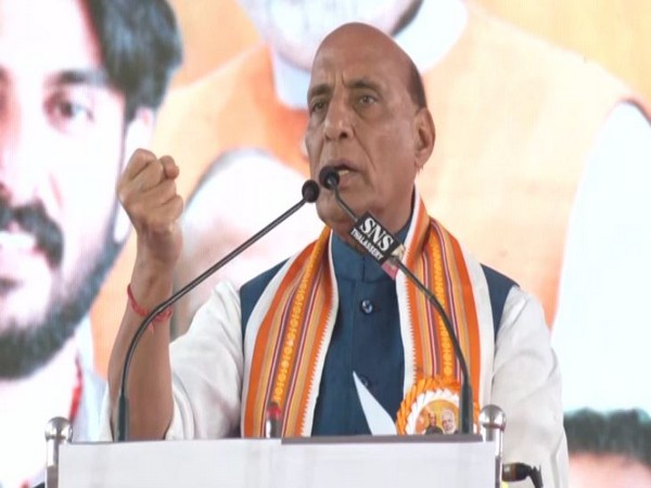 Defence Minister Rajnath Singh in Kerala (Photo/ANI)