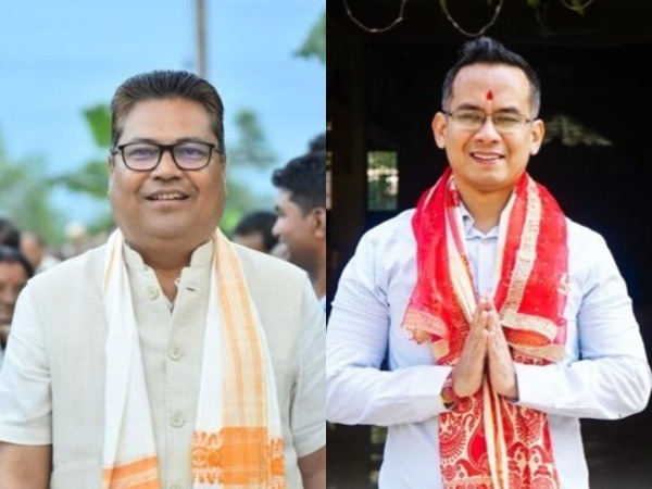 BJP MP Topon Kumar Gogoi and Congress MP Gaurav Gogoi (Photo: X)