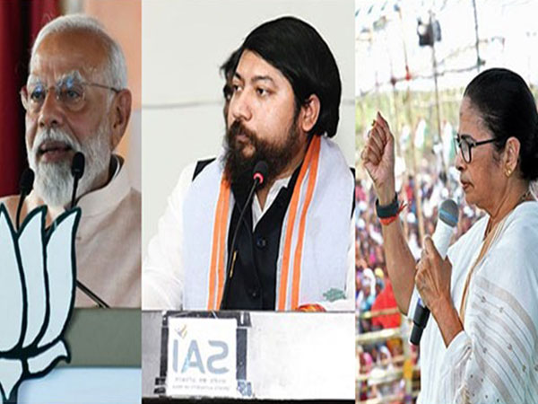 Prime Minister Narendra Modi, BJP MP Nisith Pramanik and West Bengal CM Mamata Banerjee (File Image)