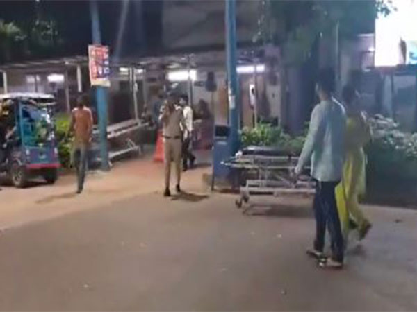 Visuals outside the hospital (Photo/ANI)