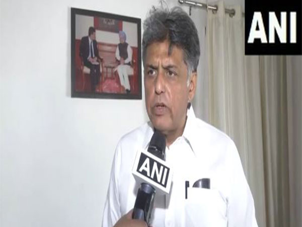 Congress MP Manish Tewari. (Photo/ANI)