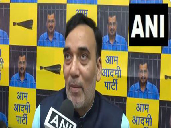 AAP leader Gopal Rai. (Photo/ANI)