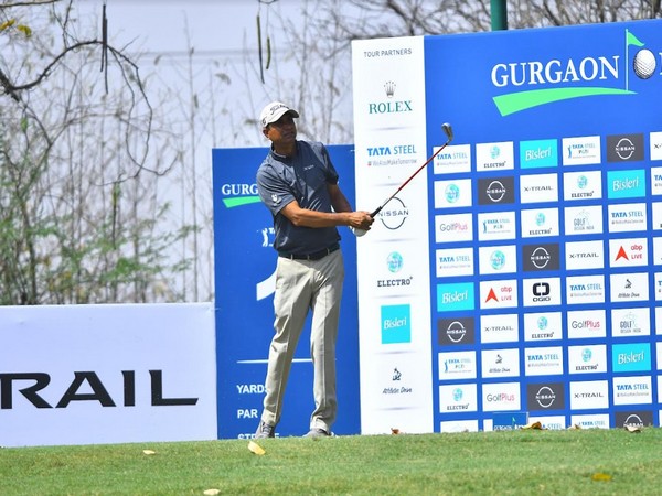 Rajiv Kumar Jatiwal in action during second round of Gurgaon Open 2024 (Image: PGTI)