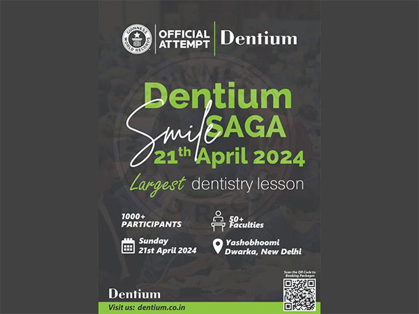Dentium to host the World's Largest Dental Seminar in Delhi  on 21st April 2024