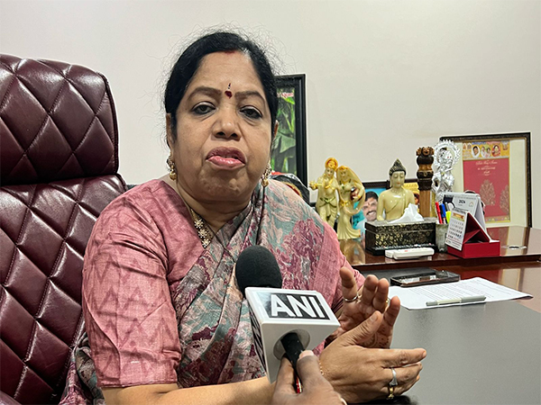 Former MP Botcha Jhansi Lakshmi. (Photo/ ANI)