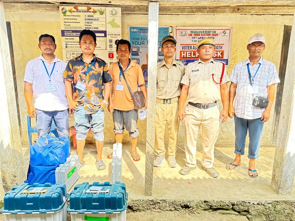 Nengsra Polling station (Photo/ANI)