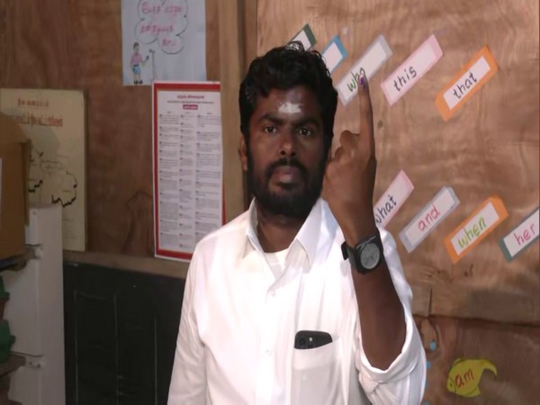 BJP candidate K Annamalai. (Photo/ANI)