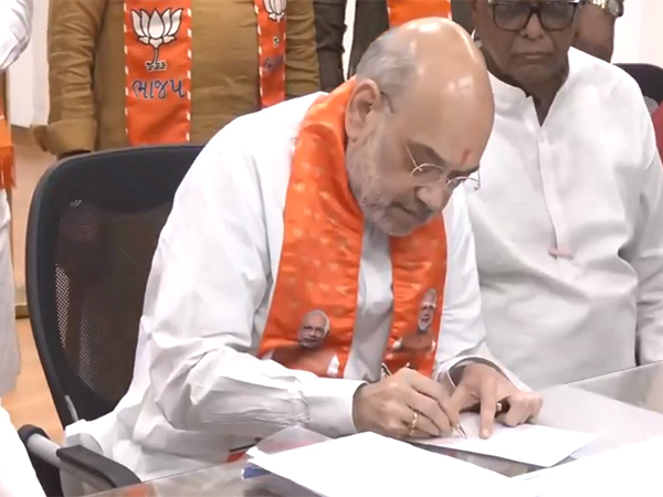 Union Home Minister Amit Shah files nomination (Photo/ANI)