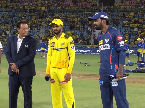 Ruturaj Gaikwad and KL Rahul at toss. (Picture: IPL/X)